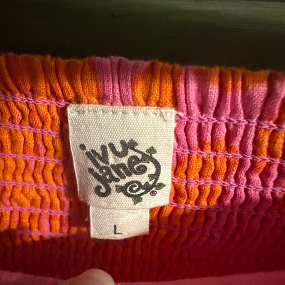 Ivy Jane Pink and Orange Floral Maxi Skirt - Picture 3 of 15